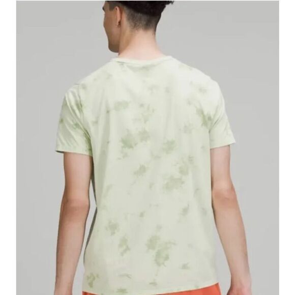 Lululemon The Fundamental Tee Shirt Tie Dye Green T Shirt XL LM3CF3S - Picture 4 of 4